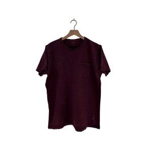 Bonobos: Burgundy tee shirt. Slim fit.